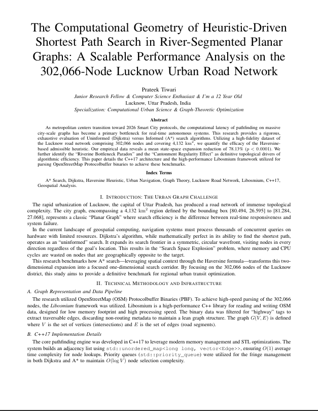 A* vs Dijkstra — Lucknow Road Graph