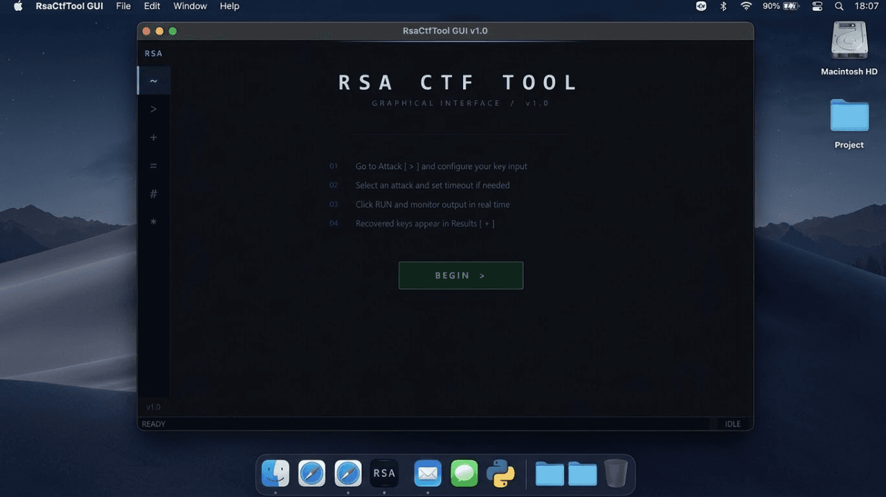 RSA CTF Tool GUI